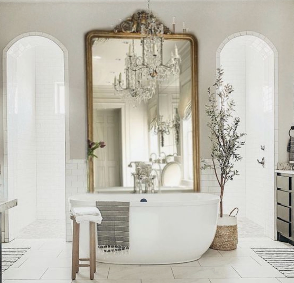 Antiques in modern bathrooms