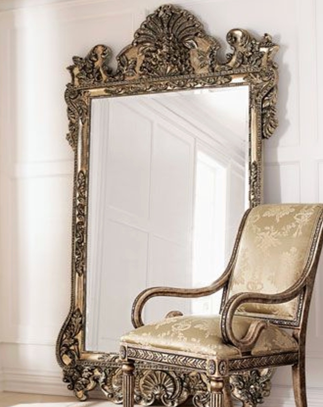 A contemporary approach to choosing & integrating antique & French-style mirrors in your home