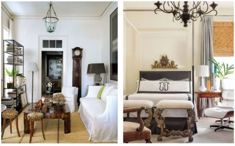 Choose one or two standout antique or French-style pieces — such as an armoire, sideboard, or console — and let them anchor the room. Keeping most of the surrounding décor modern maintains balance while allowing the antique to shine as a statement piece.