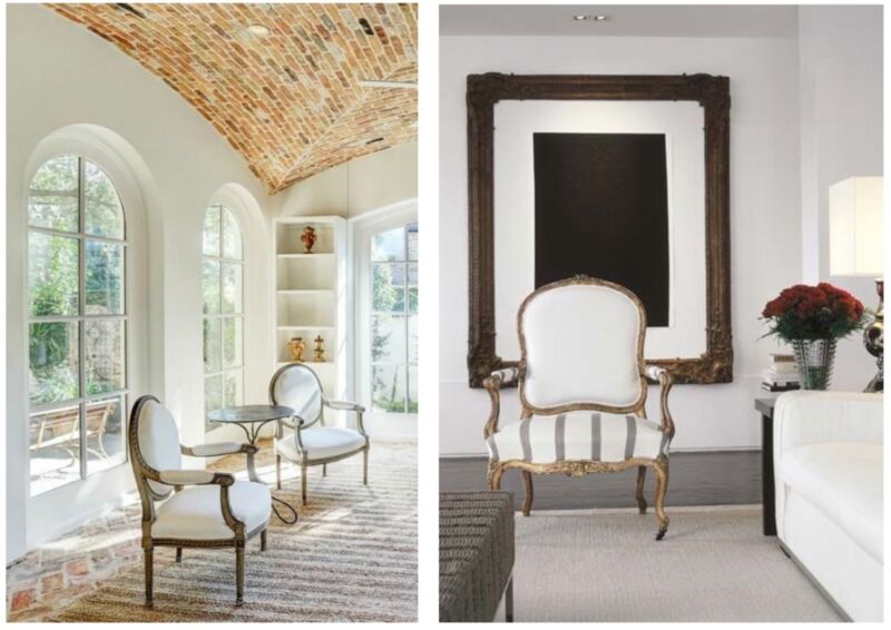 Balance is the secret when incorporating decorative details into contemporary spaces. French Rococo curves and carved florals pair beautifully with the calm, disciplined lines of contemporary design.