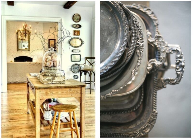 Large serving pieces, ornate platters, and domes become functional art.
