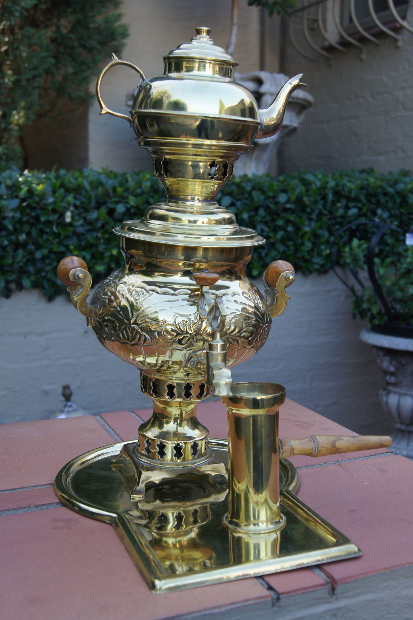 Vintage Brass Samovar - ND - The Crown Collection